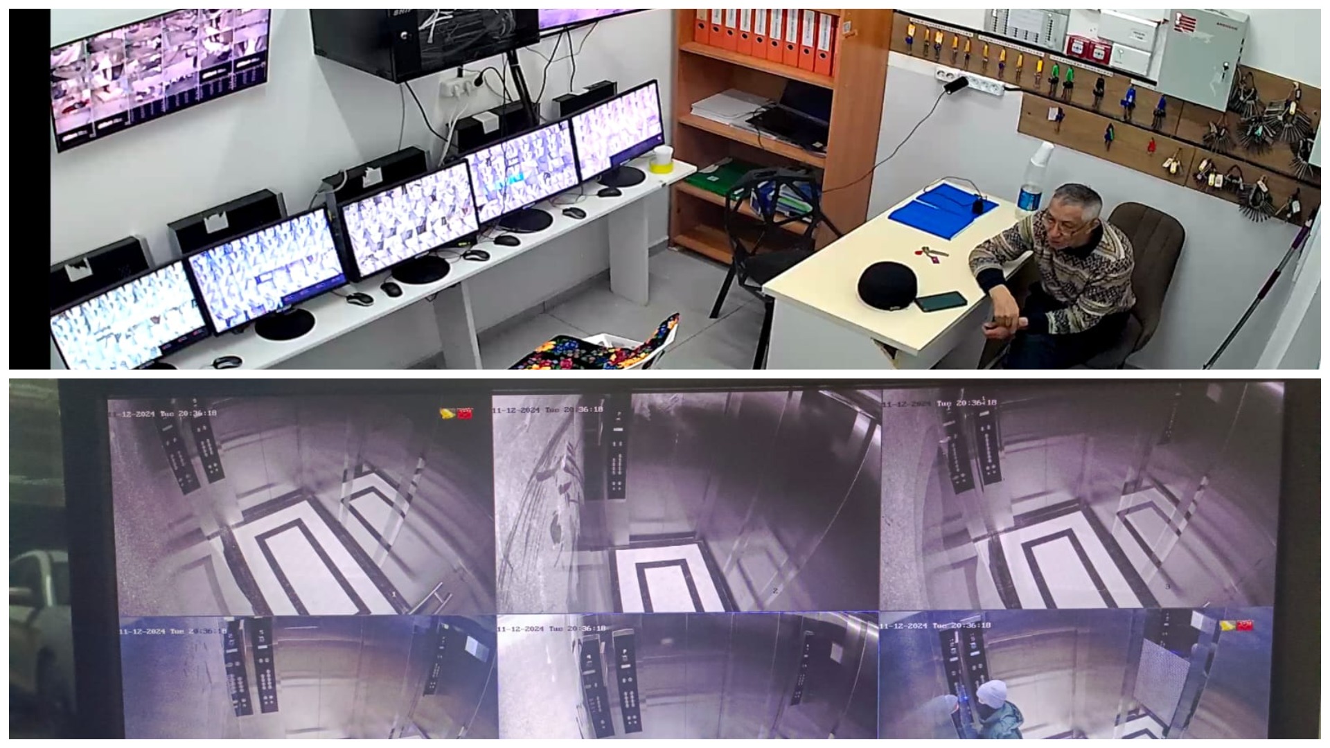 CCTV system for a residential complex